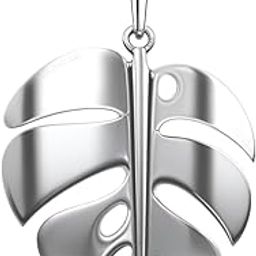 Leaf Pendant for Women | 92.5 Sterling Silver & Stunning Shine | Lovely Gift - Silver-image-48