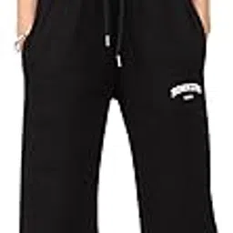 bonkers corner Black Wide-Leg Sweatpants-picture-5