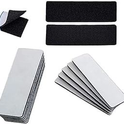 Mincerfit 20 Pcs Heavy Duty Hook and Loop Tape Strips with Adhesive Sticky Back Fastener - Double Side Mounting Tape Industrial Strength Interlocking Tape for Indoor and Outdoor Mounting-7