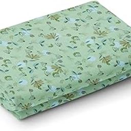 Premium 100% Giza Cotton Light Green Floral Printed Fabric for Shirt/Kurta (Small-Large)-image-44