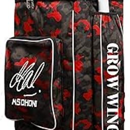 MS Dhoni Cricket Kit Bag Extra Quality Heavy Padded Cricket Kit Bag (Red)-image-37