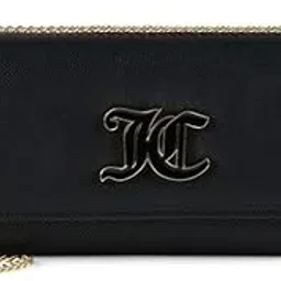 juicy couture Women's Wallet Cemila | PU Handbag for Women | Pebbled Flap Wallet with Detachable Chain | Compartment & Card Slot Purse | Slip Pocket | Stylish Bag | Ideal Gift for Women & Girls-picture-9