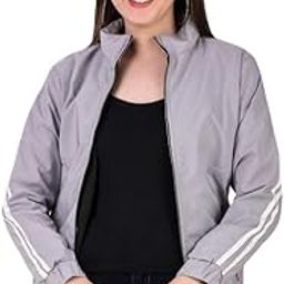 Women's Windcheater Jacket - Lightweight Polyester Zipper Closure | Full Sleeve Jacket For Winter Season| Stylish & Weather-Resistant - N_W-4101_WC_05-image-9
