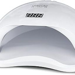 SPONSOR UV|LED Nail Lamp SR-49 | 48W Professional Nail Dryer with Automatic Sensor | Dual Light Technology | Fast Curing for Gel Nail Polish | Manicure & Pedicure Tool-44