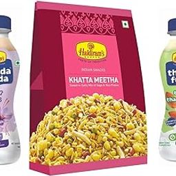 Haldiram Thanda Funda Badam Thandai (Pack of 1) & Kesar Milk (Pack of 1) (180ml) Khatta Meetha Standy (200g) Pack 2-image-37