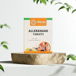 Sitaram Ayurveda Allerkhand Herbal Ayurvedic Tablet 50Nos (Pack of 2) | Kerala Ayurvedic Immunity Booster for Adults & Children with Anti-inflammatory & Antihistaminic Action of Turmeric Curcumin.-21