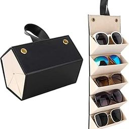 Sunglasses-Organizer-with-5-Slots-ZENSTORE-Travel-Glasses-Case-Storage-Portable-Sunglasses-Storage-Case-Bag-Foldable-Eyeglasses-Holder-Box-Eyewear-Display-Containers-for-Women-Men-7