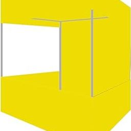Promotional Canopy Tent, 3-Side Open, Waterproof Matty Tetron Cloth, Portable Foldable Design for Stall Advertising (Yellow, 6x6x7)-image-79