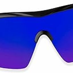 Hawkeye Wrap Around Semi-Frame Hi-Performance Sports Sunglasses UV Protected matte Finish frame with hawkeye Shape Lens-picture-44