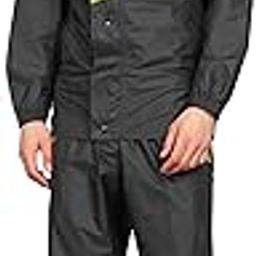 The Dry Cape Storm Guard Premium Waterproof Rain Coat for Men - Reflective Trims, Adjustable Hood-image-36