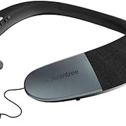 Avantree Torus Wearable Wireless Neck Speaker, Bluetooth 5.0, aptX HD, Low Latency, Personal Neckband Speakers with Retractable Earbuds, Superb Audio Quality, 3D Surround Stereo for Music TV (NB05)-15