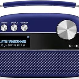 Saregama Carvaan Premium Hindi - Portable Music Player with 5000 Preloaded Songs, FM/BT/AUX (Royal Blue)-22