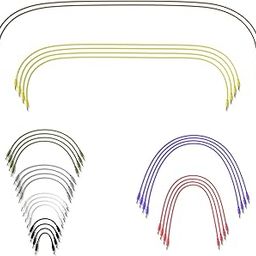 ExcelValley - 30-Pack - Mono Modular Patch Cables TS 3.5mm 1/8 inch Eurorack Synthesizer [30B-Pack]-image-80