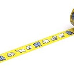 mt Washi Masking Tape, 15mm x 7 mtrs Shade -zou, (Pack of 1)-image-68