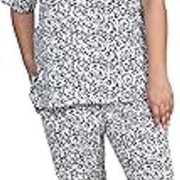 Women's Cotton All Over Print Regular Fit Night Suit (Shirt Style Sleepwear)-image-56