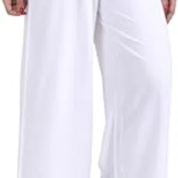 mlada Rayon Palazzo Pants for Women | Palazzo Pant for Women | Palazzo for Office Wear | Mid Rise Palazzo Pants | Regular Fit Palazzo Pants for Women | Relaxed Palazzo Pants | Solid Palazzo Pants-picture-9