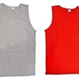 Gym Vest for Men & Boys in Multi Color (Pack of 4) Sports Running Cotton Sleeveless Vest/Baniyan Modern Fit Solid Inner wear-image-20