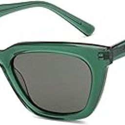 | Full Rim Cat Eye Stylish & Premium UV Protected Sunglasses | Acetate Lines | Polarized and 100% UV Protected | Women | Extra Wide | JJ S17340-image-20