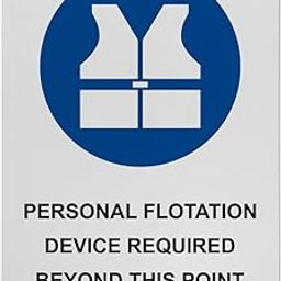 Personal Flotation Device Sign, 8.5 x 11 in" OSHA Compliant Swimming Pool Sign, Weatherproof Plastic, UV resistant & Easy-to-Read Signage-image-77