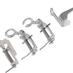 CALANDIS® 4 Pieces Open & Close Toe Embroidery Foot Free Motion Darning Foot Presser Feet for Brother Janome Singer Domestic Sewing Machine-image-10