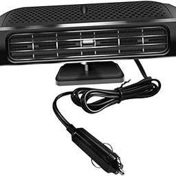 Lyla Car Heater Automotive Defrosting Equipment Fast Heating 12V Defrost Defogger Black and Silver-picture-18