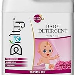 Diolty Baby laundry liquid detergent 5 Liter, washing liquid for Baby Clothes (Blossom Lily)-image-88