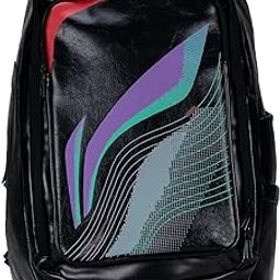 Li-Ning Velocity Badminton Backpack | Badminton Backpack | Polyester Badminton Back Pack | Easy Mobility | Unisex - Men, Boys, Girls, Women | Perfect for Gym, Work, and Everyday Activities | Black-image-88