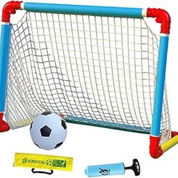 LOOM TREE® Training Soccer Goal with Soccer Ball for Outdoor Lawn Activities Playground S | Team Sports | Soccer | Goals & Nets-picture-19