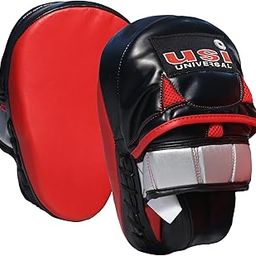 USI UNIVERSAL Focus Pad, 627PM Focus Pads Top Grain Hide Leather & PU Construction Curved Padded Pads for Boxing & Martial Arts Training Fitness Training Punching Focus Target Pads For Men & Women-image-53