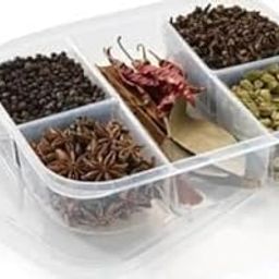 GREENDARK 5 Grid Reusable Snackle Box Food Storage Container Fridge Organizer BPA-Free Container Serving Tray for Snack, Fruit, Candy, Nuts-17