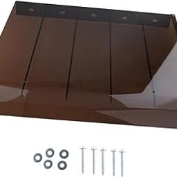 LOOM TREE Window Door Awning Rain Shelter Front Door Canopy for Outdoor Terrace Garden 40Cmx45Cm | Yard, Garden & Outdoor Living | Garden Structures & Shade | Awnings & Canopies-image-10