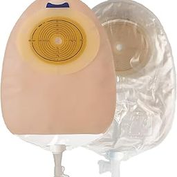 MED 11804 One Piece Transparent Urostomy Bag with Spiral Adhesive (10-55mm), Anti-Reflux Valve, Easy Drain Tap, Skin-Safe, Travel-Friendly, Leak-Proof Ostomy Pouch (5)-image-42