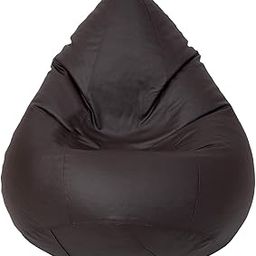 Classic Bean Bag Filled with Beans/Fillers (XXL, Brown)-picture-13