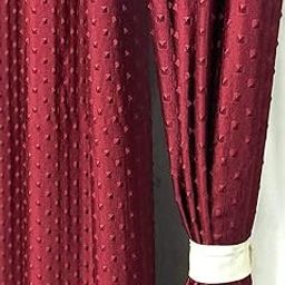 FARRELL Decor 1 Piece Premium Window Curtain with DOTT (Maroon, 4 x 5 feet),Eyelet-picture-20