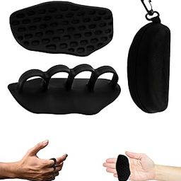 Gym Hand Grip with Box, 1 Pair Silicone Workout for Weightlifting & Strength Training, Non-Slip Powerlifting for Gym - Enhanced Grip Performance (11.5x6x3cm) Weight Lifting with Palm Protection-image-35