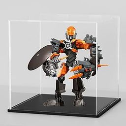 NIYANETAIL Fully Assembled Clear Acrylic Display Case | Transparent Box for Collectibles, Action Figures, Models | Countertop Organizer & Dustproof Showcase for Toys Home Décor (9 x 9 x 9 Inch)-image-10