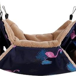 CLUB BOLLYWOOD The Style Sutra Hamster Ferret Rat Squirrel Hammock Hang Cage Nest House Toy 34x34cm Navy|Beds, Hammocks & Nesters|1 Piece Hamster Hanging Hammock Bed-image-20
