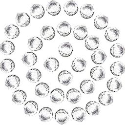 38Pcs Clear Crystal Ball Prism Suncatcher Rainbow Pendants, BetterJonny Hanging Crystals Faceted Prisms Rainbow Ball Pendants for Windows, House Decor(20mm)-image-39
