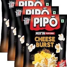 Pipo Mix'in Popcorn Cheese Burst, 60gx4 (Pack of 4)-24