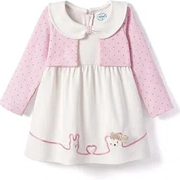 nautinati Girl's Cotton A-Line Knee-Length Casual Dress-picture-4