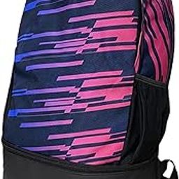 SAZ DEKOR Soccer Backpack Lightweight Sports Backpack Rucksack Travel Gym Bag Violet-image-95