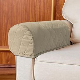 Enakshi® Sofa Armrest Cover Slipcovers Waterproof Stretch Protective Cloth Khaki | Furniture | Slipcovers-image-13