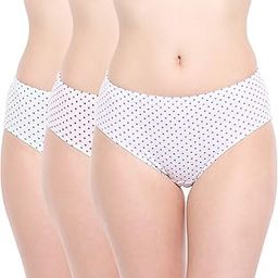 100% Cotton Love Lady Comfort Dot Set of 3 Panty for Women | Women's Cotton Antibacterial Brief Underwear | Soft & Breathable Fabric | Available in Plus Size-picture-15