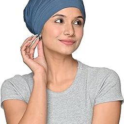 Bamboo Viscose Solid Seams Slouchy Snood Cap for Women (SS200 Multicolor)-image-84