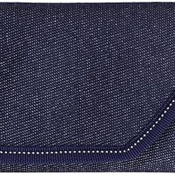 Jeans Denim Fabric Unisex Stylish Wallet (3Fold Blue)-image-82