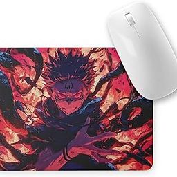 Aniithing Multi Designer Jujutsu Kaisen Anime Printed Mouse Pad for Computer,Leptop and Gaming Mousepad (9 inch X 7 inch) (sukuna 01)-17