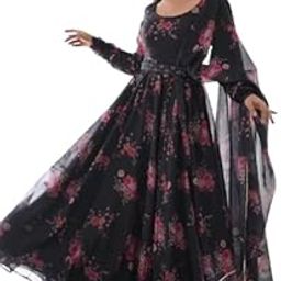 Fancy Gown with duppatta and Belt for Great Women and Beautiful Girl-MANSI1-image-88