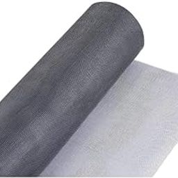 120 GSM Fiberglass Windows Mosquito Net Roll. DIY Cut to Any Size, for Small & Big Windows. Highly Durable and Best in Class (Size 120cms*05meter, Grey Color)-image-123