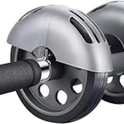 SOWUNO Exercise Wheel Double Round Professional Non-Slip Ergonomic Handle Belly Roller Abdominal Wheel Equipment Device Hand Grips-image-12