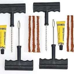 OTO2EYE Tubeless Tyre Puncture Repair Kit with Solution and Puncture Repair Strips for Car, Bike, SUV, & Motorcycle Tubeless Tyre Puncture Repair Kit 3 Stirps Pack of 2-image-26